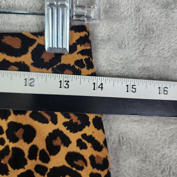 Womens Brown Time And Tru Leopard Animal Print Leggings Pants Size 6 - Picture 9 of 12